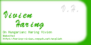 vivien haring business card